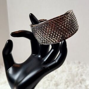 Sterling Silver Indonesian Cuff Bracelet